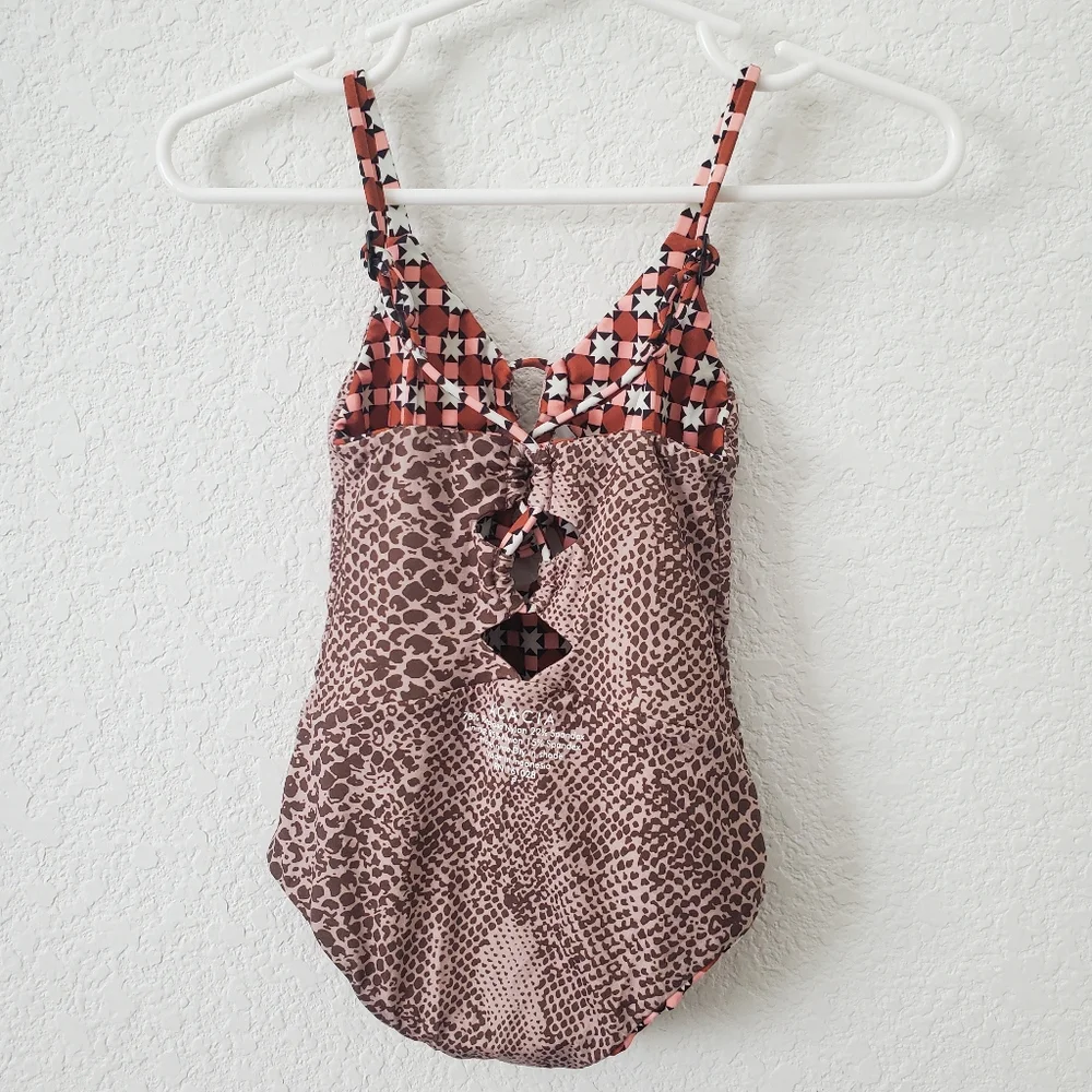 Acacia Baby Girl Kokomo Lace Up One Piece Swimsuit Preemie Sidi Boho Cute